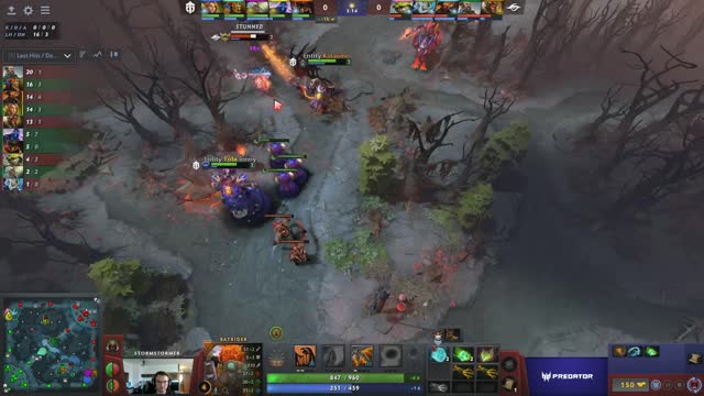 Kataomi` takes First Blood on Puppey!