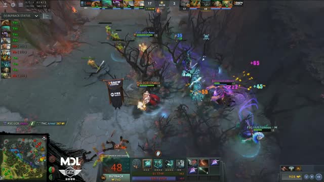 PSG.LGD gets 3 kills!