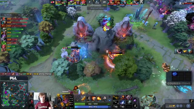 Arteezy gets a double kill!