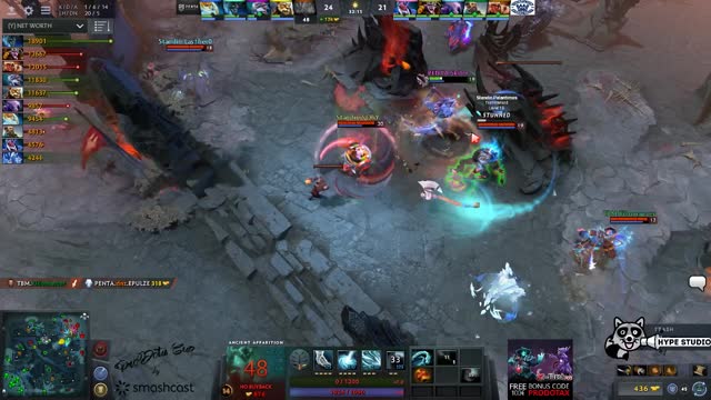 Killomancer (4-5 or we lost) gets a double kill!