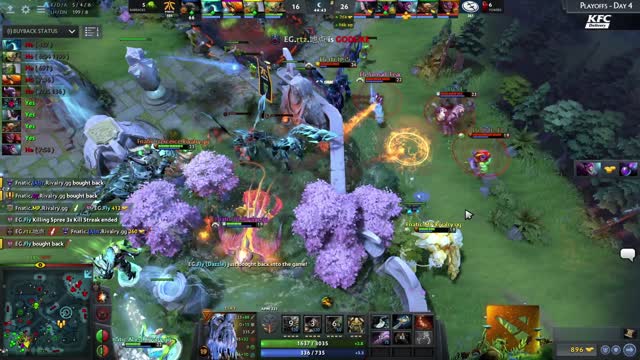 EG.Arteezy gets a double kill!