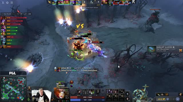 Arteezy gets a double kill!