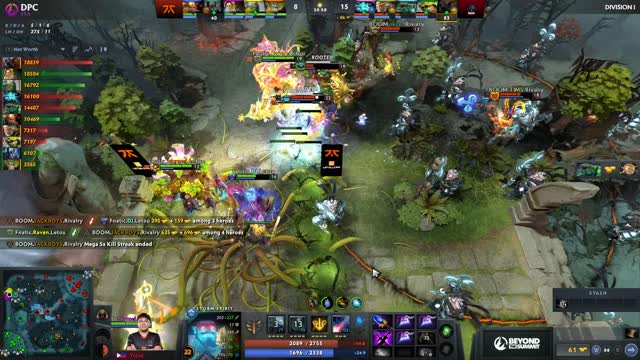 Fnatic.Raven gets a triple kill!