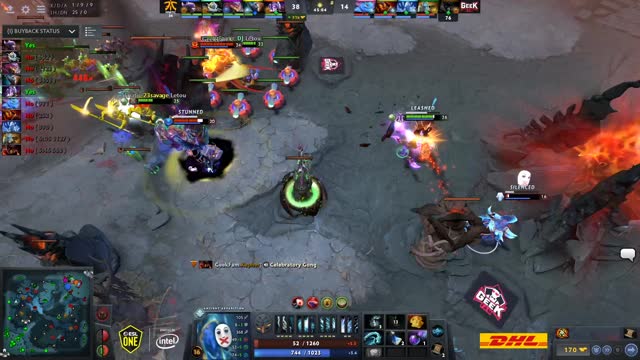 Fnatic.23savage gets a triple kill!