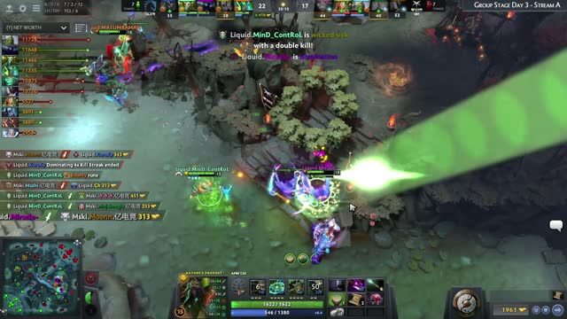 Liquid.Miracle-'s triple kill leads to a team wipe!