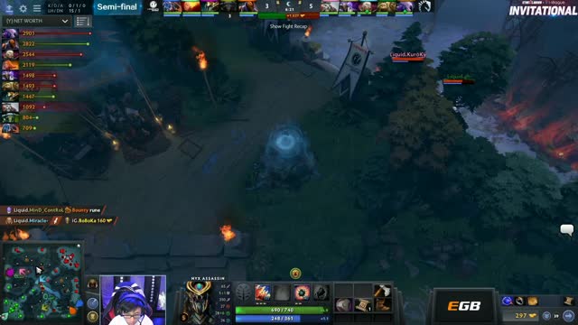 Miracle- gets a double kill!