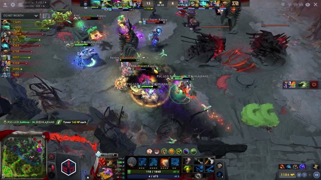 PSG.LGD.Maybe gets a double kill!