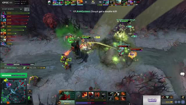 VP.Ramzes666 gets a double kill!