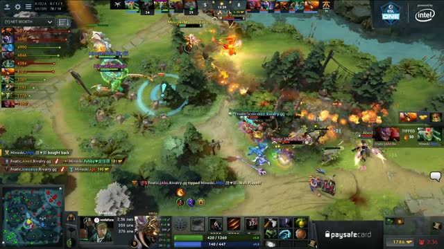 Fnatic.Abed gets a triple kill!