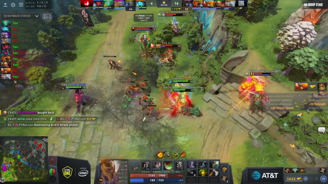 EG.Arteezy gets a double kill!