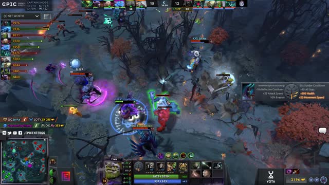 JerAx gets a double kill!