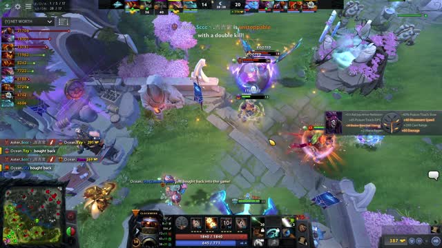 Aster.Sccc's double kill leads to a team wipe!