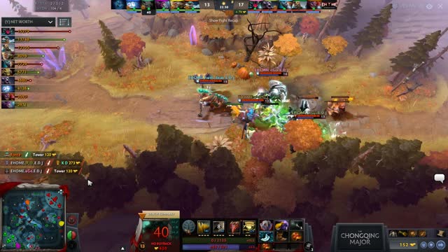 EHOME gets 2 kills!