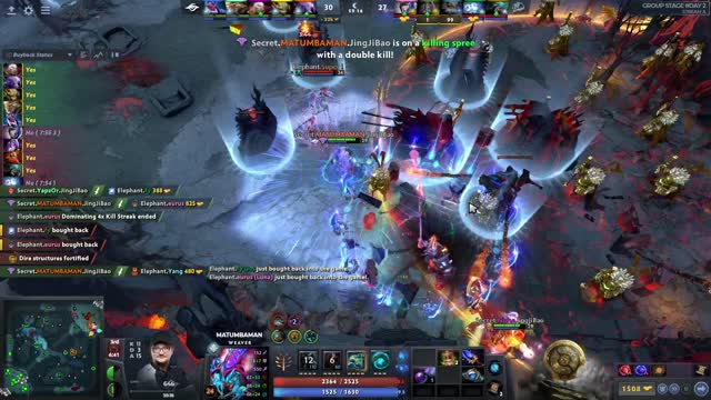 Secret.MATUMBAMAN gets a double kill!