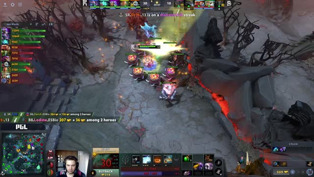 Arteezy gets a double kill!