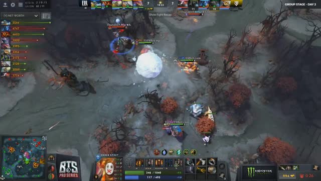 EG.Arteezy gets a double kill!