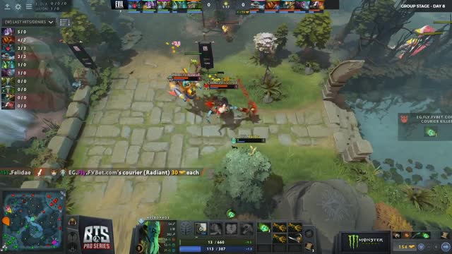 Newbee.Yawar takes First Blood on EG.BuLba!