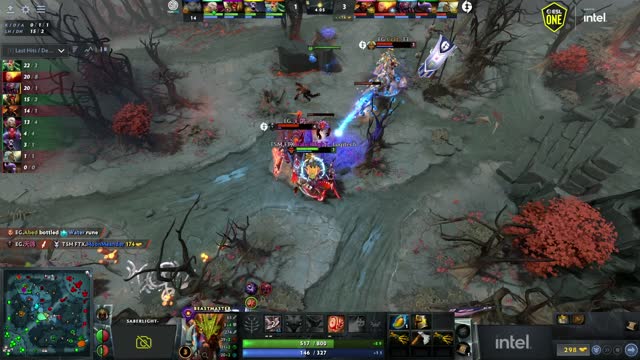 Arteezy gets a double kill!