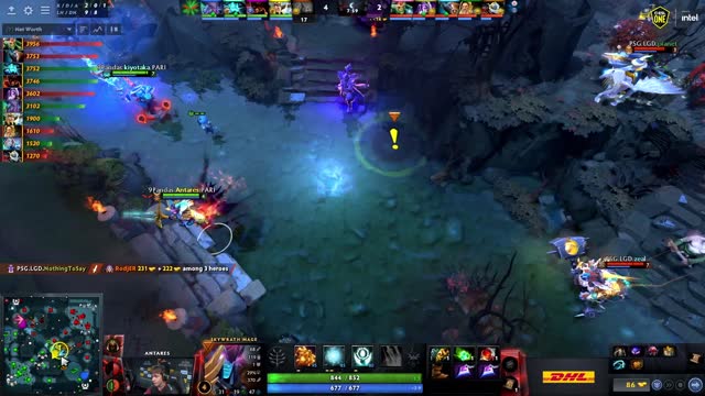 PSG.LGD gets 2 kills!