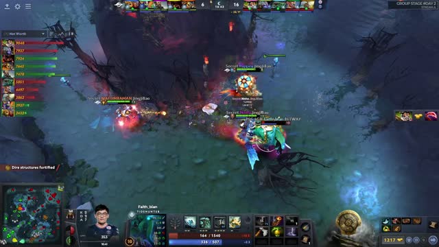 Secret.MATUMBAMAN kills PSG.LGD.Faith_bian!