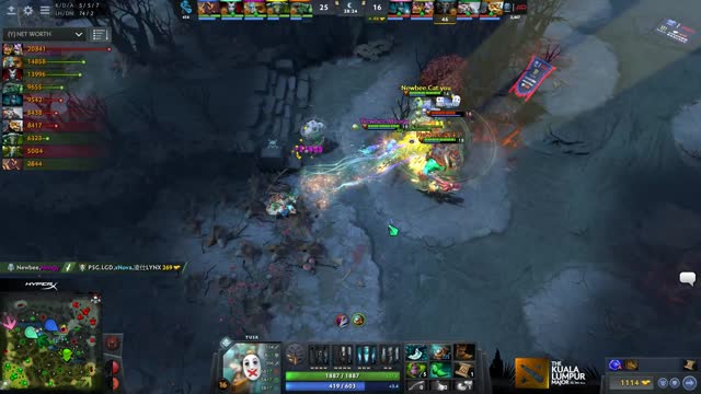 Newbee.uuu9/Moogy gets a double kill!