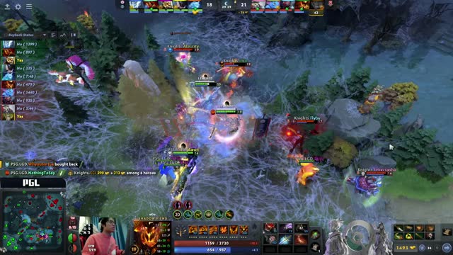 PSG.LGD and Knights trade 3 for 3!