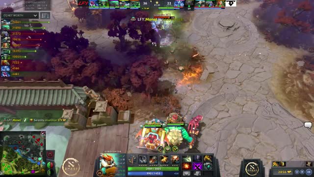 LFY.Monet gets a triple kill!