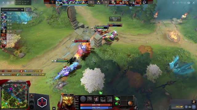 EHOME.XinQ gets a double kill!