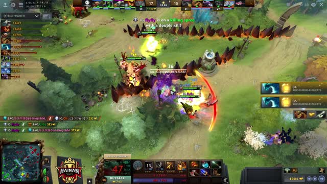 zhizhizhi gets a double kill!