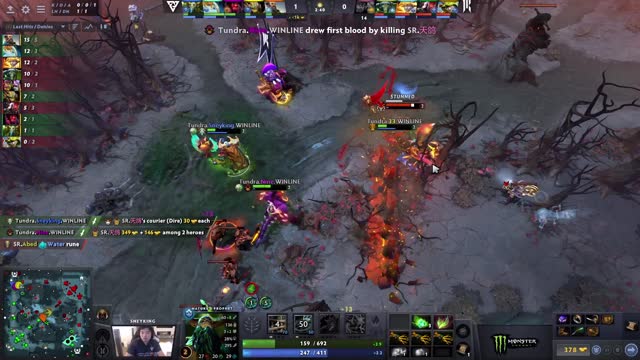 Nine takes First Blood on Arteezy!