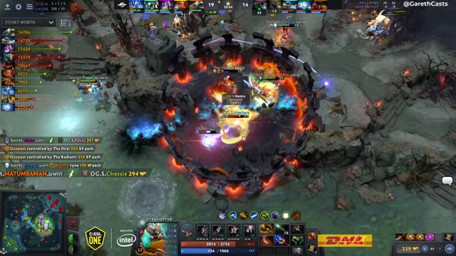 Chaos.MATUMBAMAN's triple kill leads to a team wipe!