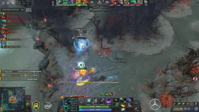 PSG.LGD.Chalice gets a triple kill!