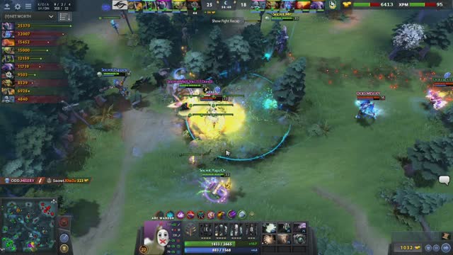 Puppey gets a double kill!