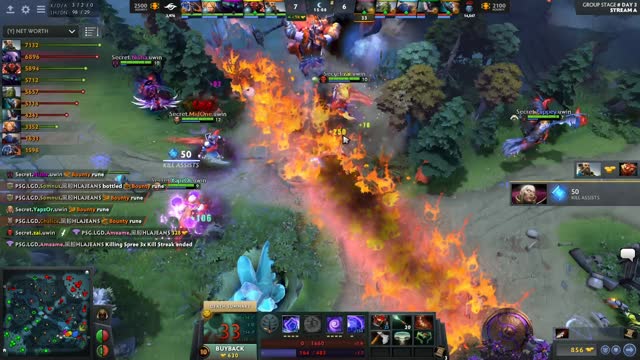 Secret.zai kills PSG.LGD.Ame!