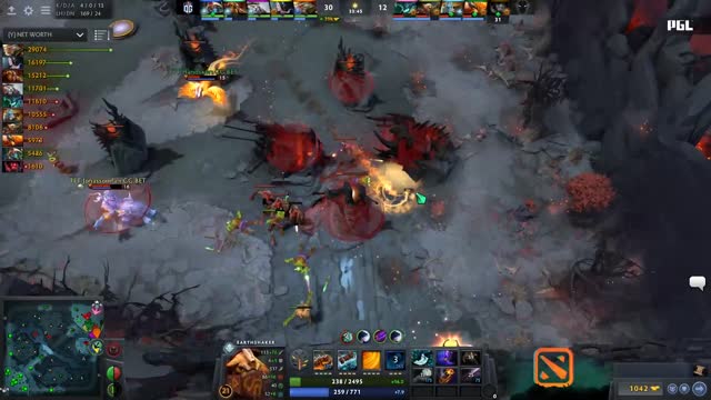 Topson gets a triple kill!