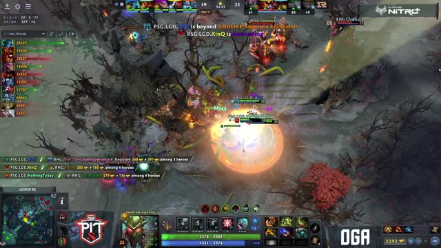 PSG.LGD.NothingToSay gets a double kill!