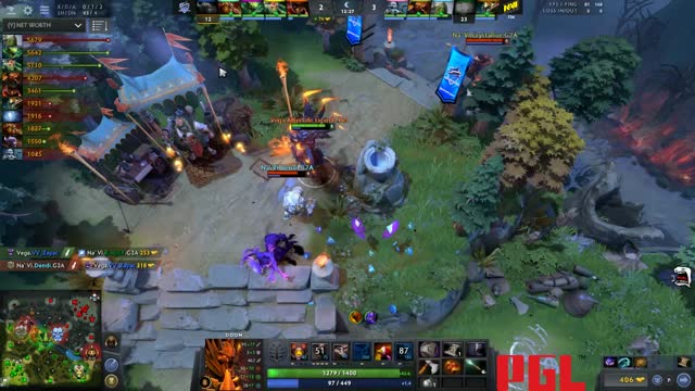 Na`Vi.Dendi gets a double kill!