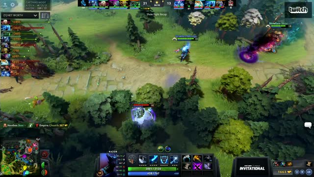 Newbee.Sccc gets a double kill!