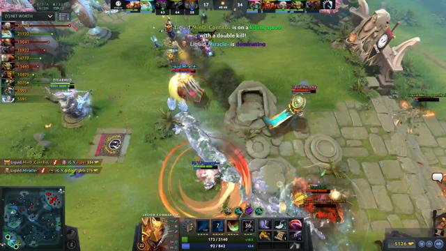 Miracle-'s triple kill leads to a team wipe!