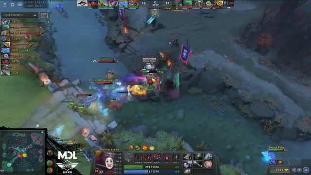 LGD.Maybe gets a double kill!