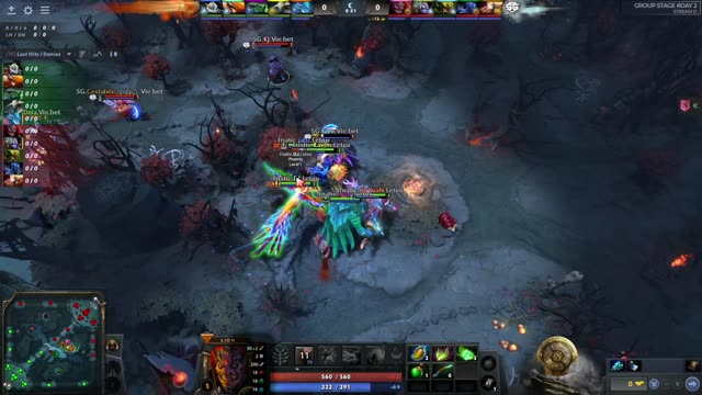 Fnatic.ChYuaN takes First Blood on SG.tavo!