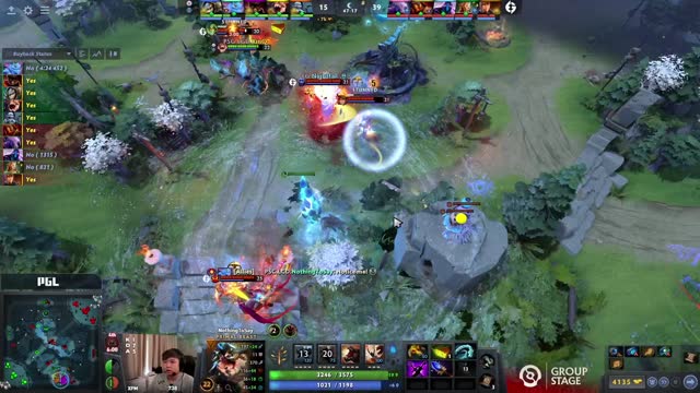 Arteezy gets a double kill!