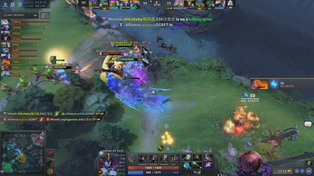 Mineski.Nikobaby gets a double kill!