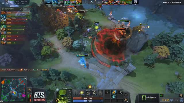 EG.Arteezy gets a double kill!