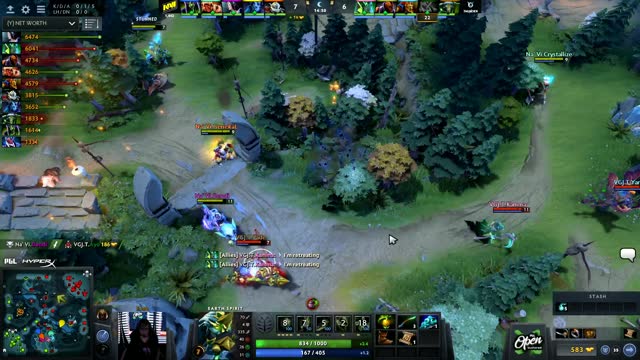 Na`Vi.Dendi gets a double kill!