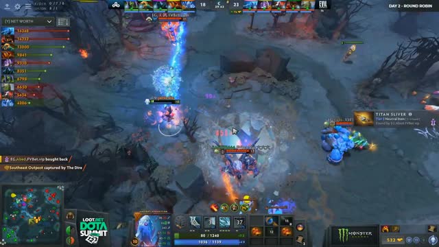 EG.Arteezy kills Newbee.PieLieDie!