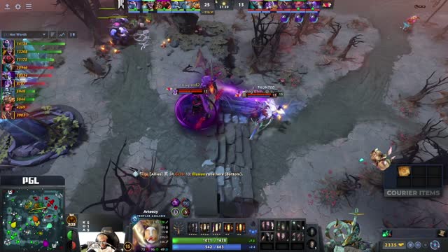 red2 kills Arteezy!