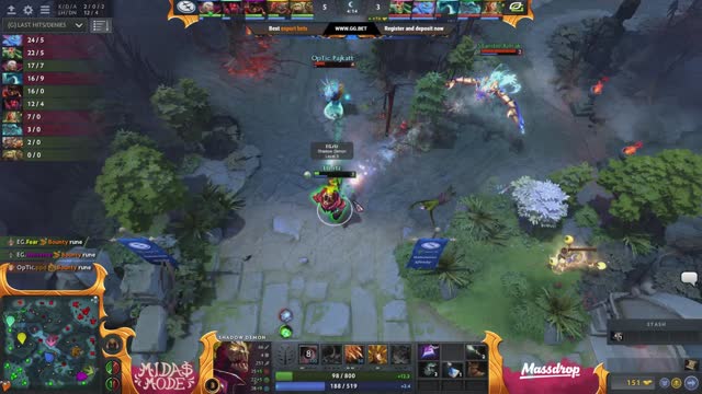 OpTic.Pajkatt kills EG.Arteezy!