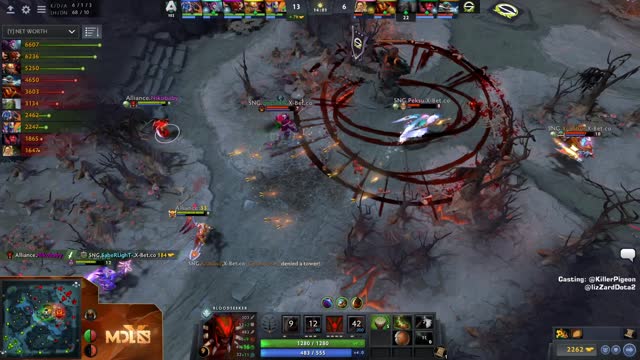 Mineski.Nikobaby gets a triple kill!