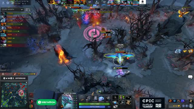Ched gets a triple kill!